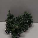 Ceenna 6 Pack 8" Tabletop Mini Christmas Tree with 24 Plaid Bow Miniature Artificial Xmas Tree with Base Table Centerpiece Decor for Christmas Home Indoor Kitchen Dining Table Decor (Black White)