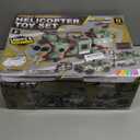 JOYIN 10-in-1 Military Helicopter Toys Set with Light, Sound, Trucks, Boat, Bike, Army Men, Weapons - Christmas Birthday Party Gifts for Kids