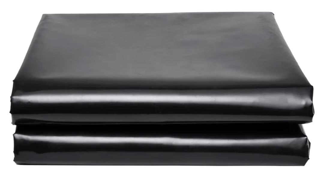 40 Ft x 40 Ft HDPE Pond Liner Reinforced Large Enhanced 5-Layer Structure UV Resistant Pond HDPE Liner for Natural Looking Ponds, Waterfall, Koi Pondsand Water Garden Durable Fish Safe 0.3mm Thickness