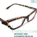 2SeeLife Premium Cat Eye Reading Glasses for Women Narrow-Medium Fit, Sturdy Frame, Spring Hinges, Stylish Funky Readers, Brown Tortoise, +1.50