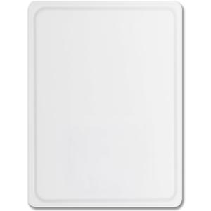 Dexas NSF Polysafe Pastry/Cutting Board with Well, 15 by 20 inches, White (Flat, 15"L x 20"W)