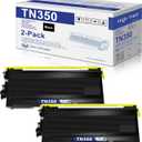TN350 Toner Cartridge 2-Pack Replacement for Brother TN-350 Compatible with Brother HL-2070N HL-2040 MFC-7420 intellifax 2820 2920 DCP-7010 MFC-7220 Printer (Does not Include Drum Stand)
