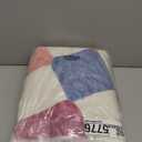 jinchan Round Rug 4ft Kids Washable Rug Indoor Floor Cover Non-Slip Soft Modern Elementary School Classroom Colorful Diamond Carpet for Nursery Daycare Bedroom Playroom Living Room Berries on Cream