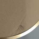 Mr. Pen- Round Dry Erase Board, 11.5 with a Black Dry Erase Marker, Gold Frame, Small White Board