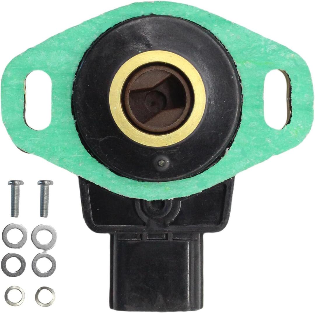 Throttle Position Sensor 16402REJW01 Compatible with Honda CR-V 2002-2006 Element 2003-2006 Accord 2003-2005 Acura RSX 2002-2006 Replaces 16402REJ003 16402PWA003 HAJT6HRK TPR101