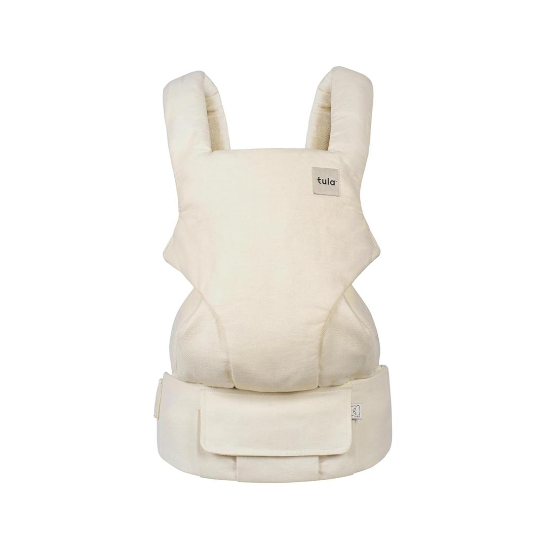 Baby Tula Explore Carriers - Breathable Baby Carrier Newborn to Toddler - Adjustable Toddler Carrier - Multiple Ergonomic Positions Front and Back - Ergonomic Fit for 7-45 lb - Linen, Dove
