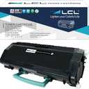 LCL Remanufactured Toner Cartridge Replacement for Lexmark E260A11A E260 E260d E260dn E260dt E260dtn E360 E360d E360dn E360dtn E460 E460dn E460dw E462dtn E462 E460d E460dtn (1-Pack Black)