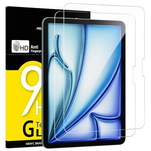 NEW'C 2 Pack Designed for iPad Air 2025 11 inches (M3), iPad Air 2024 11 inches (M2) Screen Protector Tempered Glass, Bubble Free, Ultra Resistant