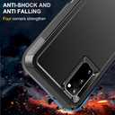 AYMECL for S20 Case,[Military Grade] 3 in 1 Full Body Shockproof Dust/Drop Proof Heavy Duty Protection Cover,for Galaxy S20 5G 6.2 Inch,Black