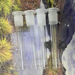 4pcs 14.5mm Length 120mm OD 2mm downstem with Diffuser - Glass Funnel Accessories and Adapter Rod for Lab Homes and Kitchens