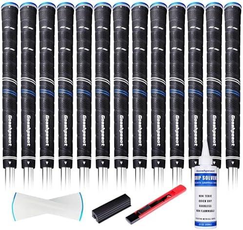 Goashpeaot Wrap Golf Grips 13 Pack with Golf Grip Kit ,Golf Club Grips Outstanding Tackiness and Advanced Surface Texture Enhances Control