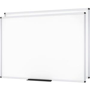 VIZ-PRO Large Magnetic Dry Erase White Board for Wall, 60 X 36 inches, Pack of 2, 5' x 3' Aluminum Framed Whiteboard with Marker Tray for School Office Home