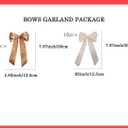 2 x 20Pcs Valentlnes Day Tree Bows Decorations,Galentines Decor Bows Coquette Decorations Bow Hanging String Garlands Lovers Day Decor Wedding Anniversary Birthday Party Supplies