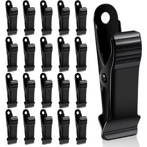 20 Pcs Metal Mini Clamps Mini Spring Clamp Crocodile Alligator Clips 1/2 Inch Wide for Work, Smooth Jaw, 5/16 Inch Capacity (Black) 20 Pcs Metal Mini Clamps Mini Spring Clamp Crocodile Alligator Clips 1/2 Inch Wide for Work, Smooth Jaw, 5/16 Inch Capacity (Black)