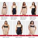 Nebility Fajas Colombianas Bodysuit Shapewear for Women Tummy Control Body Shaper Postpartum Butt Lifter with Zipper