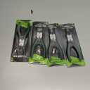 4 Piece 7 Inch Internal/External Snap Ring Pliers Set Heavy Duty Circlip Pliers Kit Straight/Bent Jaw Pliers for Ring Remover Retaining and Remove Hoses