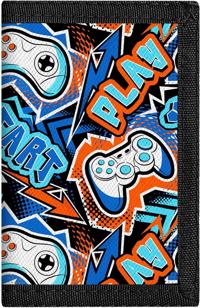 Leyeve Kids Wallets for Boys Teen,Cheap RFID Trifold wallet for 4-18 Ages,Toddler/Youth Wallet for kids with Zipper Coin Pocket,Kids Festivals gifts,Birthday Gifts Wallet-YXJ0008