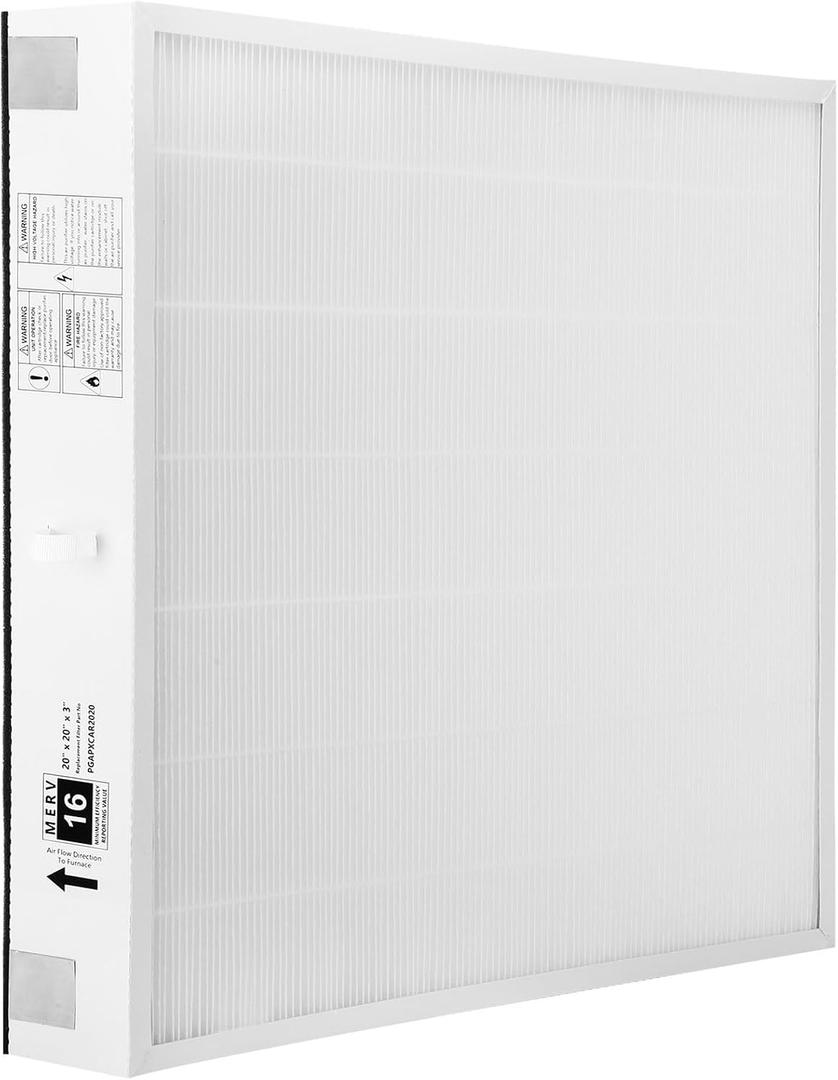PGAPXCAR2020 Air Filter Replacement, Pack of 1 PGAPXCAR2020 Filter Replacement Compatible with Bryant/Carrier PGAPXCAR2020 Furnace Cabinet, 20x20x3 Inches Replacement Filter