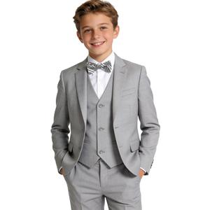 Boys' Suits Kids Formal Tuxedo Set for Toddler Boys 5 Piece Wedding Ring Bearer Outfit Easter Prom Suit Dress Clothes, 12Y
