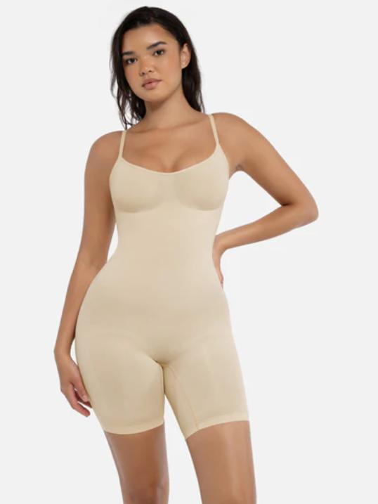 FeelinGirl Shapewear Bodysuit Tummy Control Seamless Sculpting Hip Enhancer Body Shaper for Women 3XL-4XL