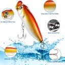 Fishing Lures for Bass Trout Salmon 160pcs Fishing Tackle Box for Freshwater and Saltwater Fishing Gear and Equipment Fishing Bait Spoon Soft Plastic Worms Crankbait Jigs Fishing Hooks