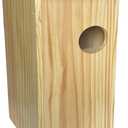 Pine Wood Duck House for Ducks and Hooded Mergansers Breeding Nesting Wooden Box Resident Habitant Shelter