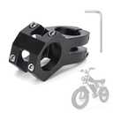 Mountain Bike Stem Compatible with Ridstar q20, 31.8/45mm Short Handlebar Stem, Lightweight and High-strength Aluminum Alloy, with Allen Wrench, Ideal for Most Bicycle, Road Bike, MTB and BMX