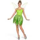 Spooktacular Creations Halloween Fairy Costume for Women, Green Princess Dress with Wings Costume for Adult Halloween Dress Up Party Cosplay (Small)