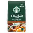Starbucks Ground Coffee, Medium Roast Hot or Iced Coffee, Breakfast Blend, 18 oz