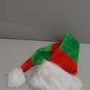 MGahyi Christmas Hat,Santa Hats for Adults Men Women Xmas Hat Christmas New Year Party Decorations and Supplies Red Green