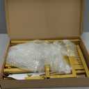 6.6FT x 4FT Wedding Arch Backdrop Gold Square Backdrop Stand Metal Balloon Arch Stand Rectangular Frame for Birthday Party Baby Shower Anniversary Decoration