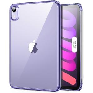 ESR for iPad Mini 7 A17 Pro Case, iPad Mini 7th/6th Generation Case (2024/2021), Slim and Light, Shock and Drop Protection, Yellowing Resistant, Supports Pencil Pro & Pencil (USB-C), Purple Clear ESR for iPad Mini 7 A17 Pro Case, iPad Mini 7th/6th Generation Case (2024/2021), Slim and Light, Shock and Drop Protection, Yellowing Resistant, Supports Pencil Pro & Pencil (USB-C), Purple Clear