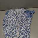 R.Vivimos Womens Summer Cotton Short Sleeve V Neck Floral Print Casual Bohemian Midi Dresses XL
