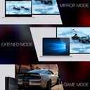 JSAUX 8K HDMI Cable 2.1 2 Pack 15ft, 48Gbps Ultra High Speed HDMI Cable Braided Cord (4K@144Hz, 4K@120Hz, 8K@60Hz) HDCP 2.2&2.3 HDR 10 eARC ARC, Compatible with Switch 2/PS5/Laptop/Monitor/HDTV/-Black