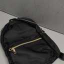 BTOOP Mini Backpack Women Girls Water-resistant Small Backpack Purse Shoulder Bag for Womens Adult Kids School Travel (Black)