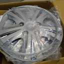 Custom Accessories 4-Pack 15" SGT-5 Wheel Covers, Replacement Hubcaps for Cars, Trucks, SUVs Silver/Chrome, Pack of 4