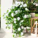 Nearly Natural 41in. UV Resistant Artificial Hydrangea Hanging Plant (Indoor/Outdoor) - Set of 2
