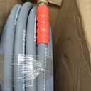 OCPTY Hot Water Pressure Washer Hose 3/8" x 100ft 6000 psi Non-Marking 2-Braid R2 Gray