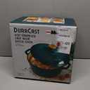 Mueller DuraCast 6 Quart Enameled Cast Iron Dutch Oven Pot with Lid
Sourdough Bread Baking, PFOA-Free, 500°F Oven Safe - All Cooktops incl. Induction, Braising & Slow Cooking, Emerald