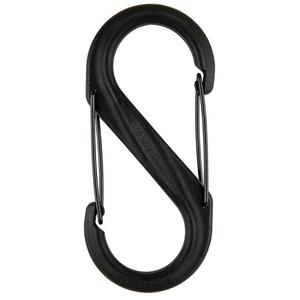Nite Ize S-Biner Dual Carabiner Stainless Steel, Size 1, Black, 6 count (Pack of 3)