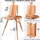 188Pcs All-in-One Art Painting Kit with French Easel, 96 Acrylic, Watercolor & Oil Paint Set, Complete Art Supplies Painting Set for Adults, Artists, Beginners