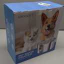 Pet Water Fountain for Large Dogs: Metal Dog Water Fountain - Silent Big Cat Fountains for Drinking - 3.2G/406Oz/12L Water Fountain Dog Bowl Inside - GROOKPET Fountains with 6 Filters + 3 Sponges