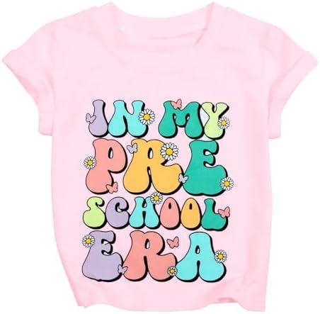 First Day of School Shirt Toddler: in My Preschool Era Shirt Kids - Cute Back to School Toddler Girl Tee 140