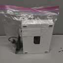 CD Player Portable Bluetooth Desktop CD Players for Home with Speakers Rechargeable Small Retro CD Player with LCD Screen Optical USB White