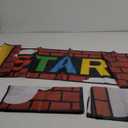 3Pcs Super Bros Door Decoration Set Super Video Games Door Banner Bricks Decorations Brother Adventure Decor for Baby Shower Boys Gamer Birthday Party Decorations Favors