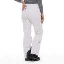 SkiGear Women's Insulated Snow Pants (White, XL)