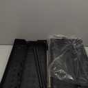 2 Pack Under Sink Organizer 2 Tier Sliding Cabinet Organizers Multi-Purpose Sink Storage Basket L-Shape Narrow Space Storage Shelves with 4 Hook for Kitchen Bathroom Drawer, Black