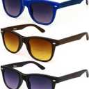 3 Pack Bifocal Reading Sunglasses for Men/Women – Gradient Tinted Sun Readers with UV400 Protection, Spring Hinge Comfort, Stylish for Outdoor, Travel Daily Wear +2.00