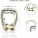 2 x Anti Snoring Devices (6 Pack), Silicone Magnetic Nose Clip Snore Stopper, Comfortable Anti Snoring Solution for Men and Women