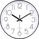 jomparis 16 Inch Large Wall Clock Silent Modern Style for Living Room Office (Gray)